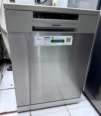 Daewoo 6 Programs Dishwasher DDW-Z1413S Silver 3 Racks FREE DELIVERY +WARRANTY