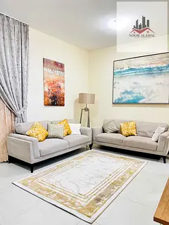 Sharjah Al Taawun, two-room apartment, a living room, a kitchen and two bathrooms