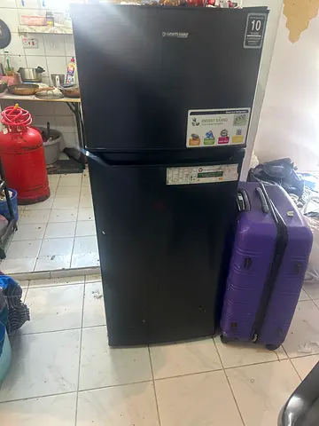 Used Panasonic Black Single Door Refrigerator - Good Condition