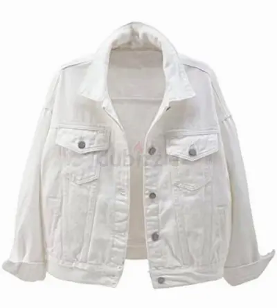 White denim jacket