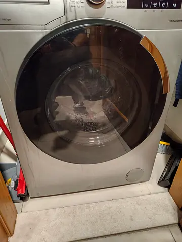 Front load washing machine working condition