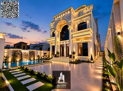 5,000 sq. ft., close to all amenities and the Saudi German Hospital; freehold ownership available to all nationalities.