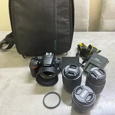 Nikon D5500 with 3 Lances