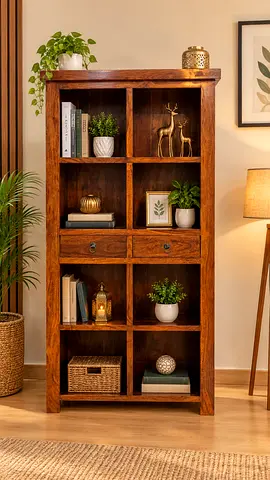 Marina home solid wood bookshelf in great condition