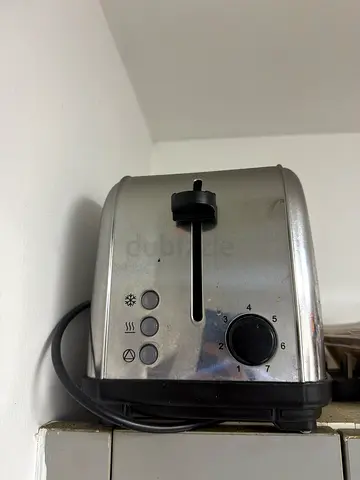 2-slice stainless steel toaster - working condition