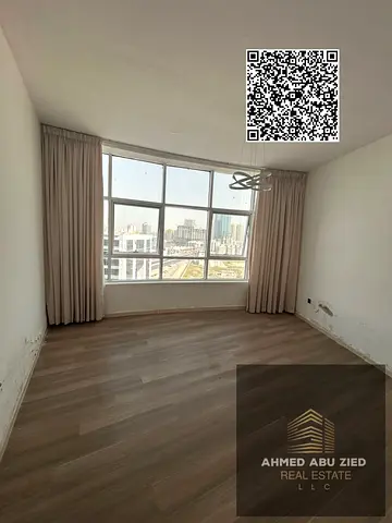 Beautiful 1BR in Al Orient, 2 baths, sea-view balcony, private parking, pool & gym, near all amenities, excellent finishing.