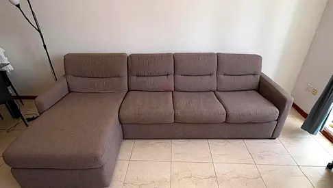 Marina home expensive quality lshape sofabed with storage