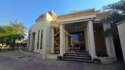Luxury Villa for Sale in Al Ghafia 4 | 3 Master Bedrooms | Pool & Waterfalls | 19 Parking Spaces | Near E311