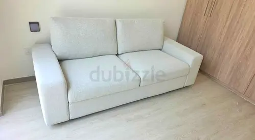 2 seater fabric sofa bed in good condition