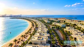 Full Sea View, High Floor 1 Bed Apartment for Sale, Mina Al Arab