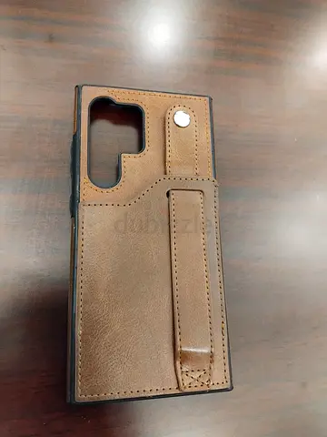 Samsung Galaxy S24 Ultra Black leather case+back card holder