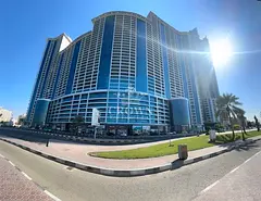 FULL SEA VIEW 2 BHK FLAT ON RENT IN (70 K) AJMAN CORNICHE RESIDENCE