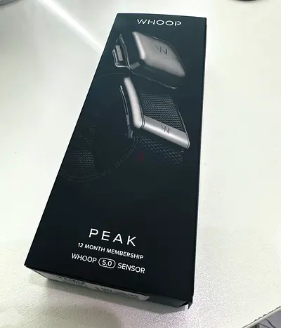 Whoop Peak 5.0 with 12 Months Subscription Remains.