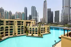 Fountain and Burj Khalifa View | Fully Furnished