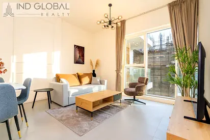شقة حديثة بغرفة نوم واحدة | PG Upper House Al Furjan | مفروشة | إطلالة على الشرفة