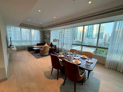 Furnished 2BR Price Inclusive all the Bills | Oak Time Residence | Pool & City Views