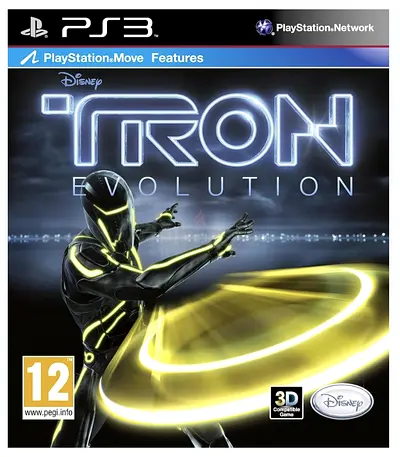 Tron: Evolution (PS3) - Disc and Case