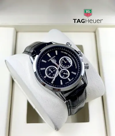 TAG heuer carrera mens quartz chrono watch