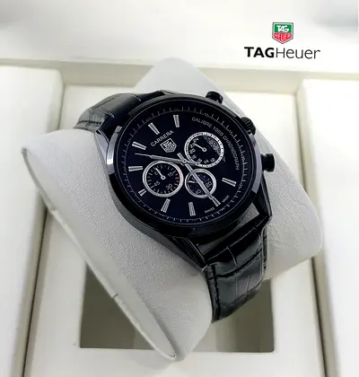 TAG heuer carrera mens quartz chrono watch