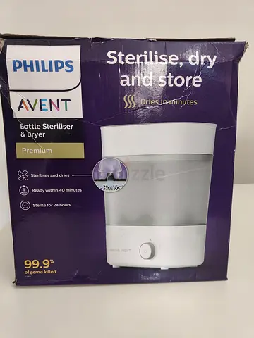 Philips Avent Premium Bottle Steriliser & Dryer (Sterilise, Dry and Store)