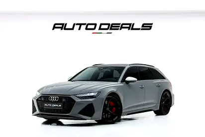 2021 Audi RS6 Avant 4.0 TFSI Quattro Tiptronic | GCC Specs | Under Warranty | Service Contract
