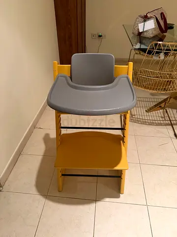 STOKKE High Chair with baby seat, tray and anti slide included