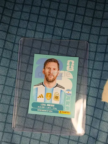 Lionel Messi Panini Sticker / Trading Card (Protected Sleeve)
