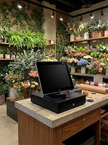 NCR Pos with cash box , printer and  life time software