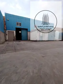 Warehouse with a yard for rent in Al Jurf Industrial 3 Ajman.