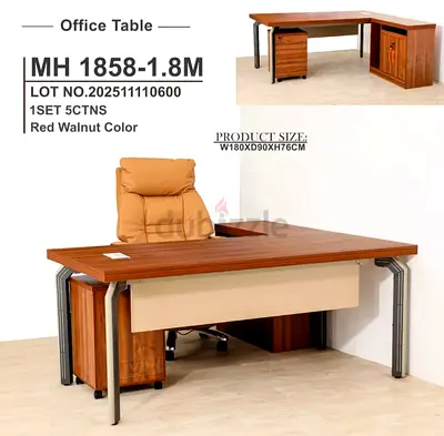 Brand new L shape Wooden Manaher Table For Sale