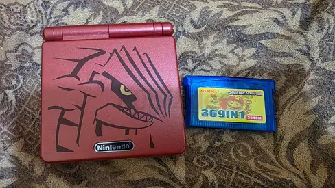 Gameboy advance sp AGS001 with cartridge 400 games