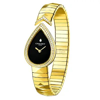 Chaumet Serpenti-style Rose Gold Women's Watch with Diamond Bezel