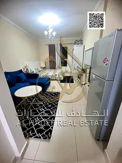 A furnished studio is available at Al Yasmeen Towers for monthly rent, inclusive of utilities, inter