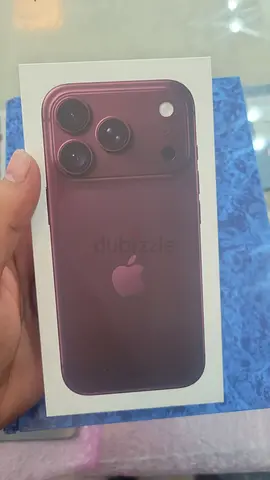 Iphone 18 pro 256 burgundy uae version box pack