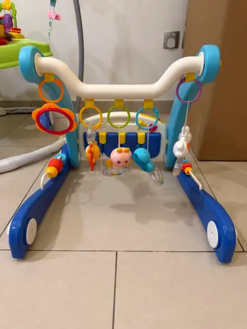Baby play gym and walker