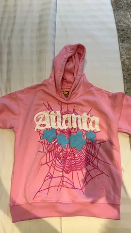 Pink Atlanta spider hoodie
