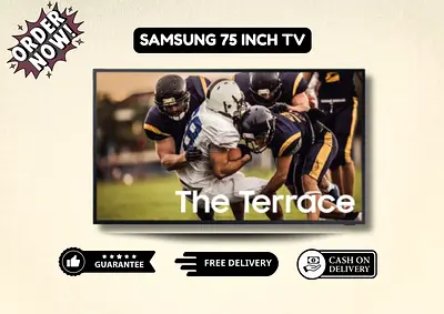 Samsung 75 inches The Terrace QLED 4K HDR Smart TV 75LST7T - Brand New -Free Delivery All UAE