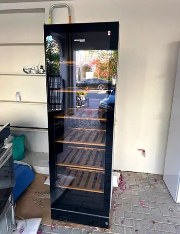 Latest Vestfrost 197 Bottles Capacity Dual Zone Temperature Wine Cooler Black Edition
