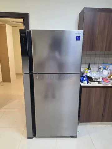 Hitachi 710litre Stainless Steel Top Freezer Refrigerator - Good Condition