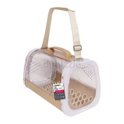 M-PETS Honey Pet Carrier Coffee (59cm x 38cm x 36cm) - Brand New