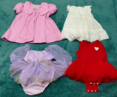 Baby girl dresses set - perfect condition