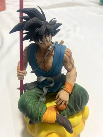 Dragon Ball Goku Sitting Figure on Cloud — Used Collectible