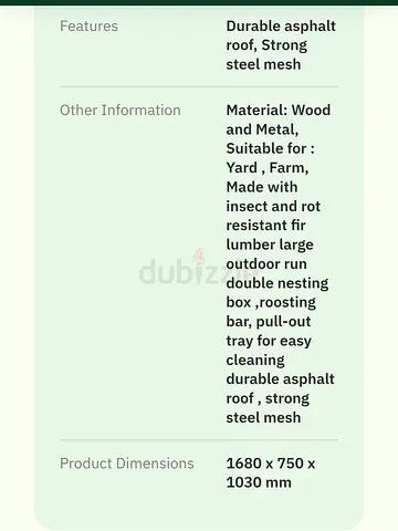 Large Outdoor Wooden Chicken Coop with Nesting Boxes and Run