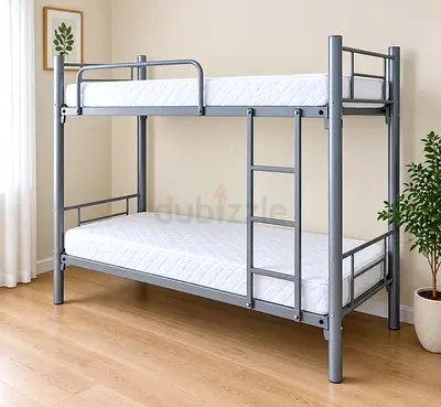Brand new single 90x190 size steel bunk bed including mattress available