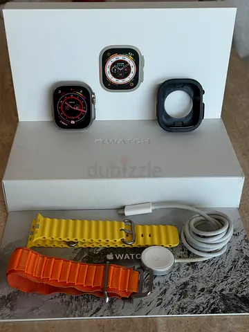 Apple Watch Ultra 1 | 4 Apple Bands + Box + Case + 90% Battery +