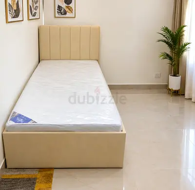 Beige Colour Single Bed Frame For Sale