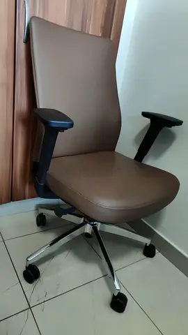 Office Chair – Brown Leather