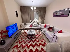 For monthly rent, 1 BHK with spacious living room and 1 Bathrooms in Al Taawun Sharjah area with fre
