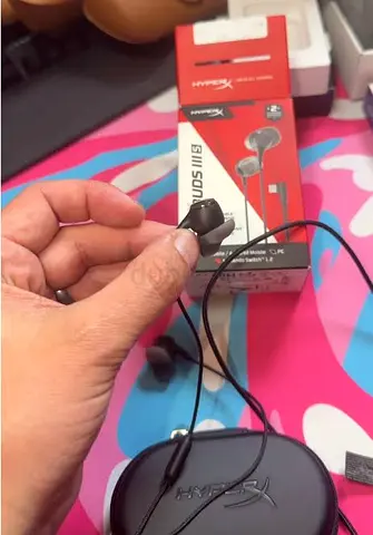 HyperX In-Ear Gaming Earphones with Case - Used