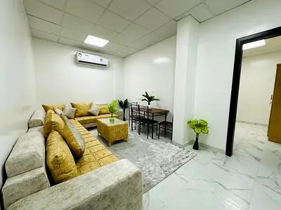 Furnished 1-bedroom apartment with a living room for monthly rent in Ajman – Al Muwaihat 2 | Bills and internet included | ready for immediate move-in